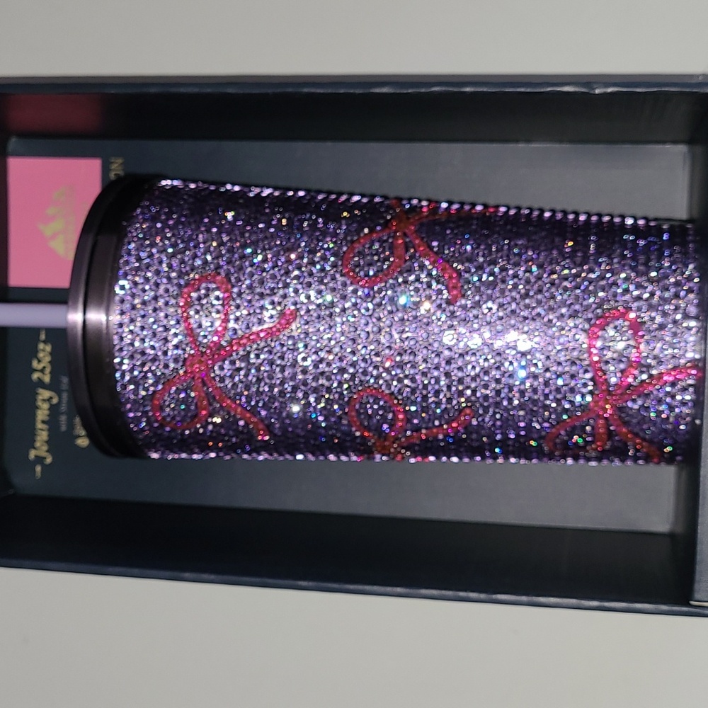 HYDRAPEAK CLASSIC JOURNEY 25OZ LIMITED EDITION PINK RHINESTONE BLING TUMBLE. NNT - Picture 2 of 5